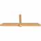 Ekena Millwork Eugene Smooth Timber Gable Bracket, Western Red Cedar, 96"W x 36"H x 5 1/2"D x 5 1/2"F, 9/12 Pitch GBW096X36X0606EUG00SWR - alternate 2